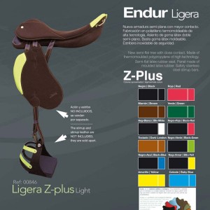 Zaldi Siodło Endur Ligera Z-Plus