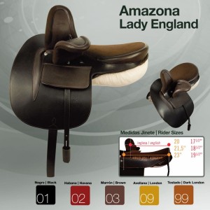 Zaldi Siodło damskie Lady England